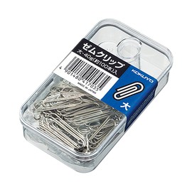 Kokuyo Zem Clip, Plastic Case, Large, 1.1 inches (28 mm), Approx. 100 Pieces