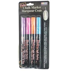 Marvy Uchida Bistro Chalk Markers Fine Tip Set-B 4/Pk Drawing Coloring Arts