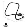 Ab Crunch Machine, Ab Roller for Home, Portable Ab Cruncher
