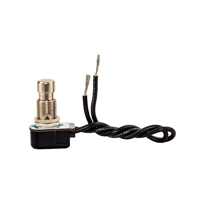NSI 76040PW Push Button Switch, Push on/Push Off Circuit Function,