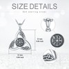 YAFEINI Good Luck Celtic Knot Viking Pendant Necklace for Women