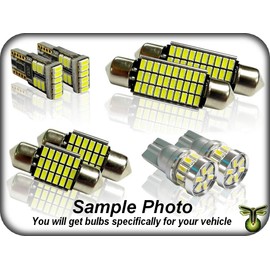 Fyre Flys 8 Piece White LED Interior Lights for 2007-2014 Toyota FJ Cruiser Super Bright 6000K 3014 Series SMD Package Kit and Install Tool