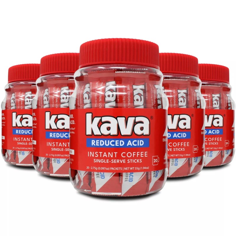 The Original Low-Acid Coffee Reduced Acid Instant Coffee Single Serve