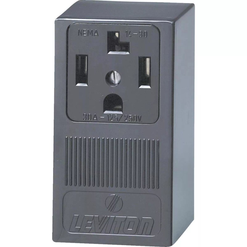 Leviton 4-Wire Dryer Power Outlet 30A