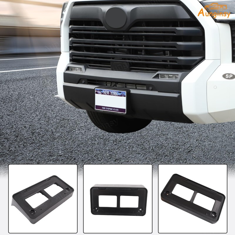 Car Front License Plate Frame Bracket Compatible with Toyota Tundra