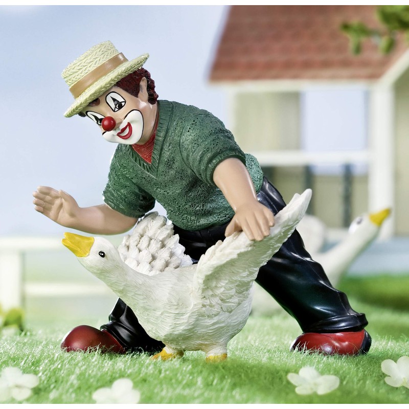 Gilde Clown Decorative Figurine Clown Hans in Happiness - Smmlerstück