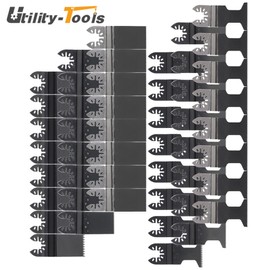 utility-tools 48 × Multitool Quick Release Saw Blades Kit Metal Wood Universal Oscillating
