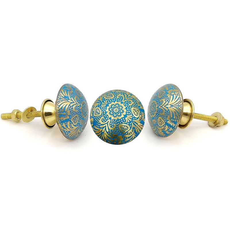 5MOONSUN5's Brass Door Knobs/Drawer Pulls Dresser Door Knobs/Pull and Push