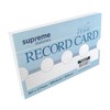 Record Cards White Ruled Index Cards 6mm Lined Margin Revision