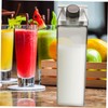 Alipis 2 Pack Milk Carton Water Bottles Reusable Milk Jugs