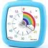 Secura 60-Minute Visual Timer, Silent Study Timer for Kids and