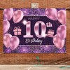 PAKBOOM Happy 10th Birthday Banner Backdrop - 10 Birthday Party
