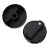 Caishun 4PCS 1.7 Inch Black Patio Heater Control Knob Universal