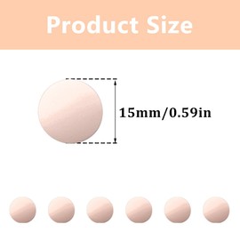 Ruidee 50g/1.76oz Round Confetti 15mm Metallic Foil Confetti Glitter Dot Sequins Table Confetti Sprinkle Throwing Circles Confetti for Birthday Party Wedding (YZX/Rose Gold)