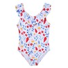 Durio Girls Toddler Cute One Piece Swimsuits Bathing Suit Little