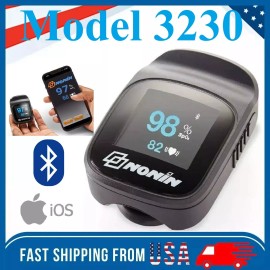 Nonin 02 SpO2 meter Model 3230 Bluetooth Smart Pulse Oximeter- 100% + reviews