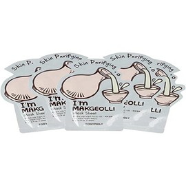 TONYMOLY - Mascarilla Facial Purificante De Vino De Arroz Im Real 5 pzas.