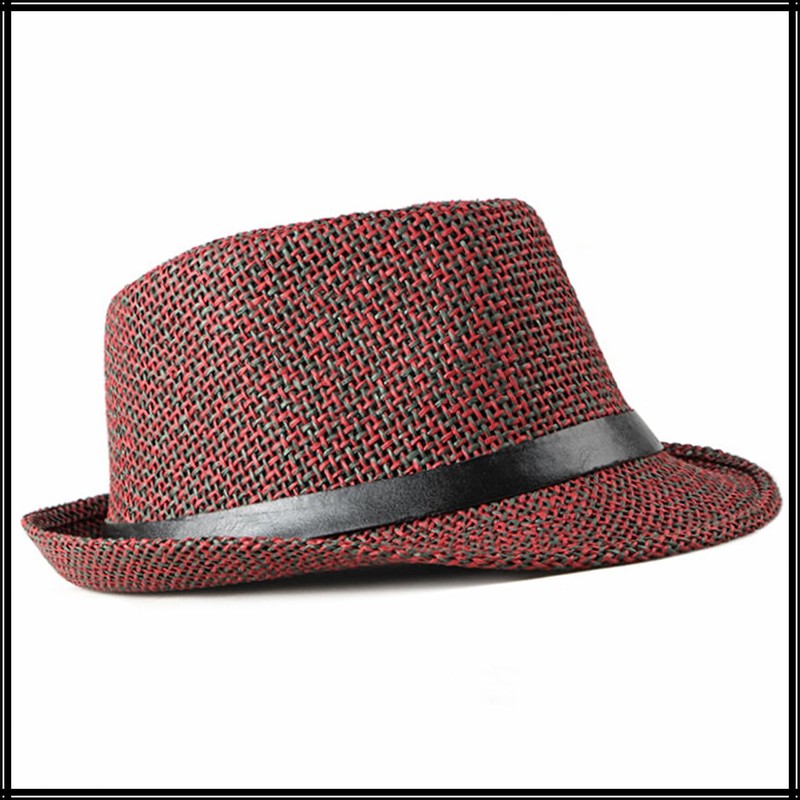 White Fang CZA296 Jazz Hat, Mesh Hat, Breathable, Simple, Stylish,