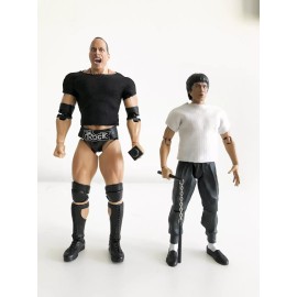 FIGLot NOX-T-2PK: FIGLot 1/12 Fabric T-Shirts for SHF, Figma Figures - BLK x1, WHT x 1