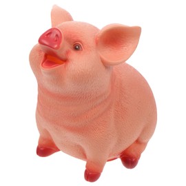 VOSAREA Piggy Bank Children's Cute Pig Shaped Money Box Coin Bank 20 x 15 cm Piggy Bank Resin Money Box Funny Piggy Bank Coin Money Saving Bank for Children Boys Girls
