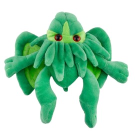 Toy Vault Mini Cthulhu Plush, 8-Inch; Stuffed Horror Toy Based on H.P. Lovecraft's Weird Fiction, Small Size