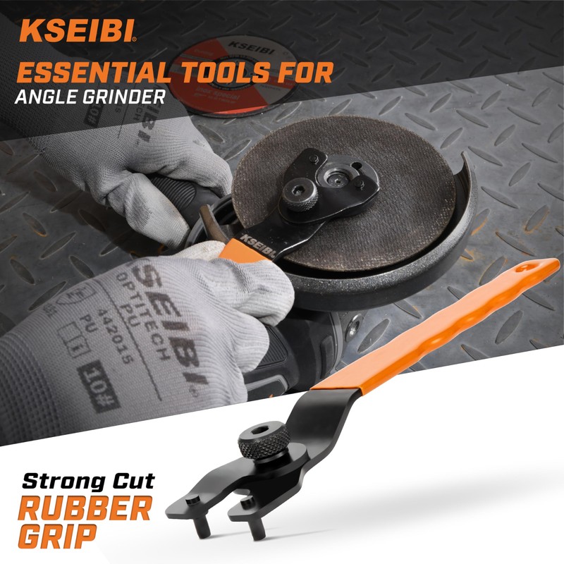 KSEIBI 689048 Universal Adjustable Pin Angle Grinder Wrench for Flange