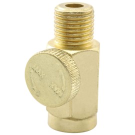 In-Line Air Flow Regulator TAODAN 2PCS 1/4" NPT Male to Female Quickun Pneumatic Brass In-Line Air Flow Regulator Valves, Air Pressure Compressor Tool