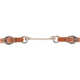 Martin Saddlery Rope Curb Strap with Harness Leather N/A N/A