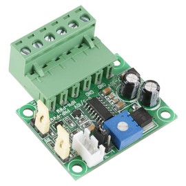 Voltage to PWM Converter, 0-5V / 0-10V Analog Input Voltage to 0-100% PWM Signal 2KHZ-20KHZ Converter Module
