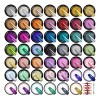 Saviland Polvo De Espejo Mágico Efecto Espejo Metálico 49pcs