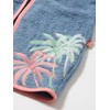 Playshoes Unisex Children's Terrycloth Bathrobe/Dressing Gown, Palms