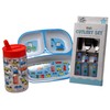 Kids Vehicle Dinner Set - Divided Plate Cup and Metal