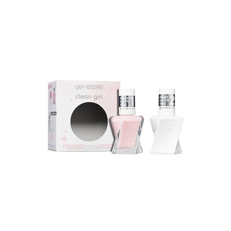 Essie Gel Couture Clean Girl Set (No. 00 Top Coat,