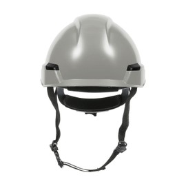 Dynamic Rocky Industrial Climbing Helmet with Polycarbonate/ABS Sheel, Hi-Density Foam Impact Liner, Wheel Ratchet Adjustment, Ansi Type II and Electrical Class E, One Size, Gray, (280-HP142R-09)