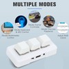 White Mini 3 Key Keypad ABS Bluetooth Receiver USB Comfortable