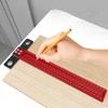Woodworking Scriber T Square Ruler Metric Aluminum Alloy for Carpenter