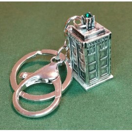 Dr Who Police Box 'TARDIS' Keychain Fob