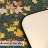 Golden Maple Leaves Rugs Non Slip Rubber Backing Heavy Duty