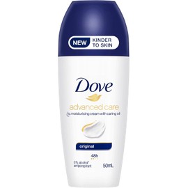 Dove Advanced Care Antiperspirant Roll On roll-on for 48 hours of protection Original with 1/4 moisturising cream and caring oil 50 ML