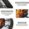 25cm Circular Iron Wall Clock with a Compass Navigation Iconsheet