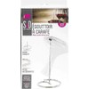 Saveur et Degustation KV7083 Silver Decanter Dryer - 16.8 x 16.8 x 32.2cm