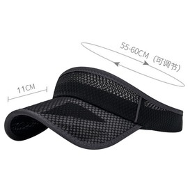 XRDSS Gorra deportiva al aire última intervensión con protección UV, transpirable, ajustable, para playa, golf, correr, tenis, 2#gris oscuro, Talla única