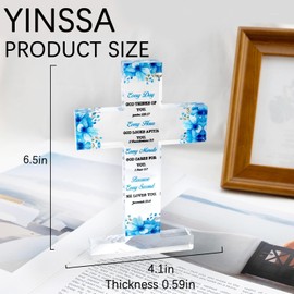 YINSSA Inspirational Gifts for Women Coworker Encouragement Gifts for Women Men, Religion, Small