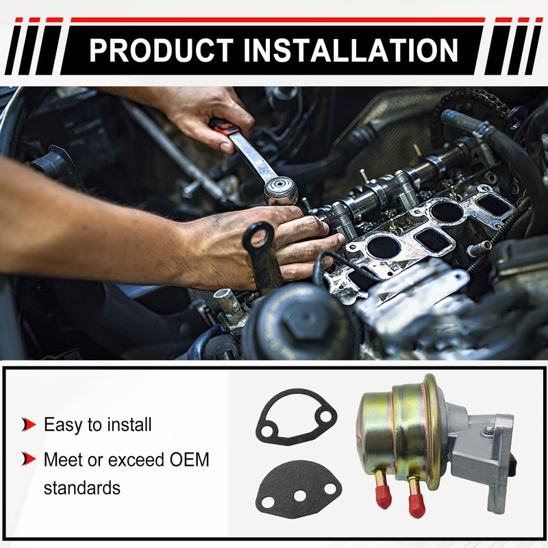 SYudwen Fuel Pump Replace# 113127025G Compatible with VW 1973-1974 Beetle