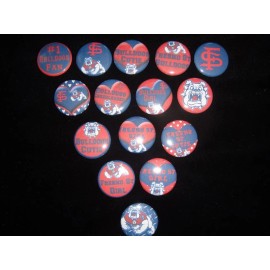 flat back one inch button Fresno State Bulldogs buttons flat back or pin badge cabochons embellish magnets - magnet