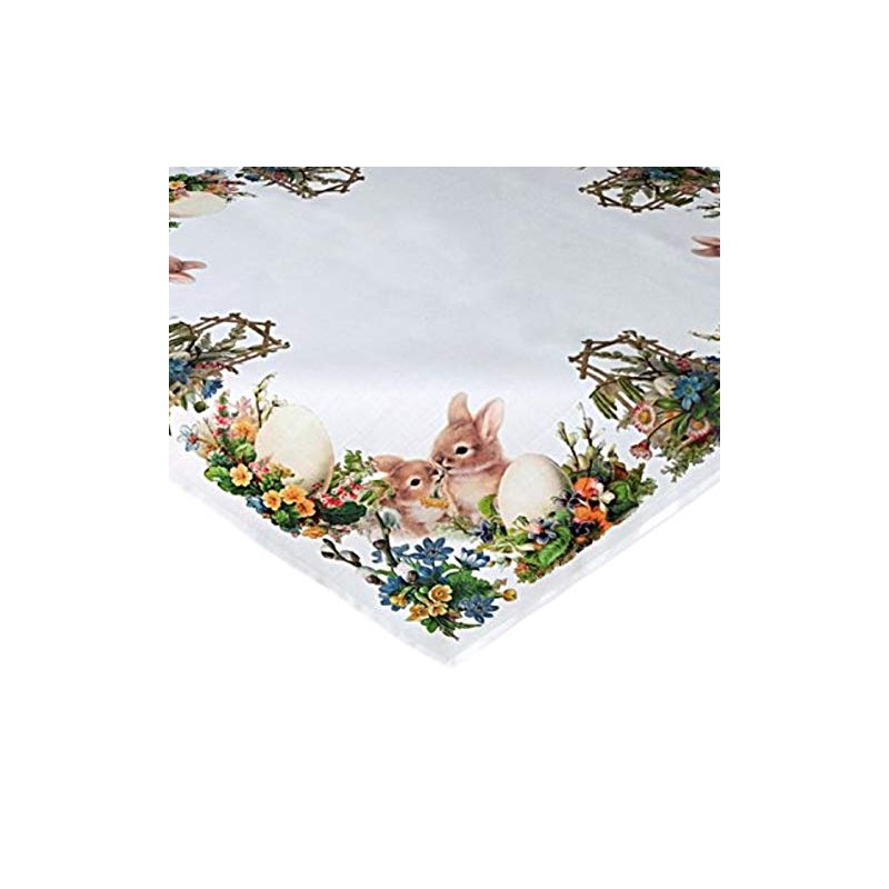 Raebel Tablecloth, Table Topper, Easter Table Decoration, Spring, Easter Bunny,