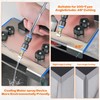 45° Tile Chamfering Tool with 4Pcs Diamond Saw Blades, Angle