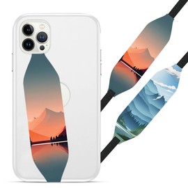 SwitchBands Reversible Phone Grip Strap | Comfortable Cell Phone Finger Holder & Phone Loop for Secure Handling | Phone Hand Straps for Phone Cases | Wireless Charging Compatible - Rodent Ridge