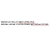 GRAPHICS DECAL 2004 - 2012 HONDA CRF 50 GRAPHICS CRF50