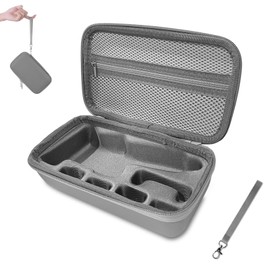 iPalamila Fur DJI Pocket 3/2 Tasche - wasserdichte, Schockfeste Kameratasche mit Verstellbaren Fächern - Leicht und Tragbar für Reisen, Outdoor-Abenteuer und Vlogging